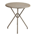 **Rond Metalen Tafel met Vouwpoten**