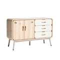 Moderne Kast met Houten Afwerking en Lades