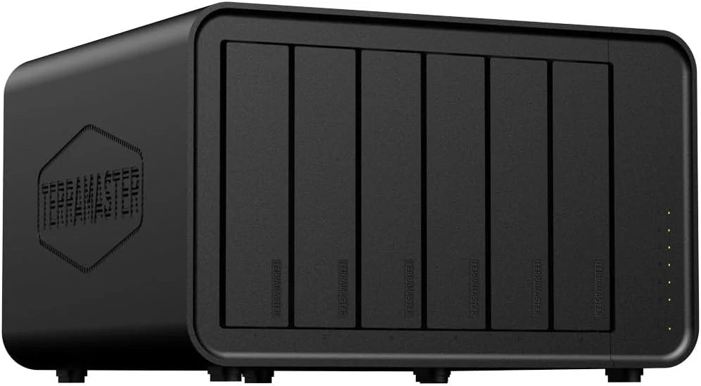 TERRAMASTER F4-424 Pro NAS Storage - 4Bay Core i3 8-Core 8-thread CPU, 32GB DDR5 RAM, 2.5GbE Port x 2, Network Attached Storage Topprestaties voor bedrijven(schijfloos)(F6-424 Max)